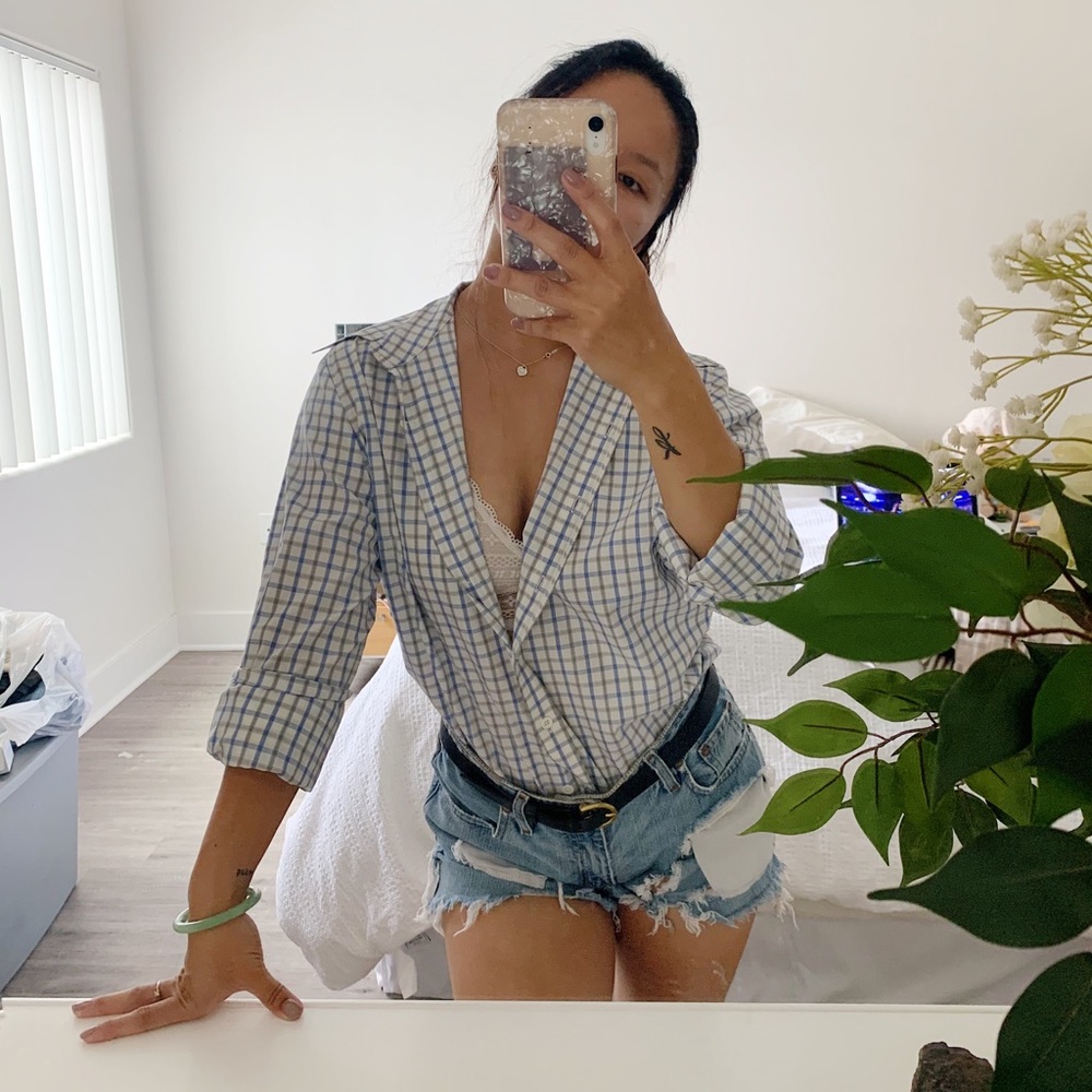 Faconnable button down blouse